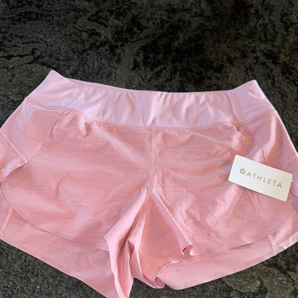 Athleta Pink Athletic Shorts